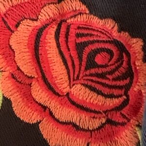 Floral Embroidered Fabric